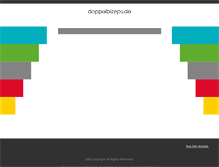 Tablet Screenshot of doppelbizeps.de